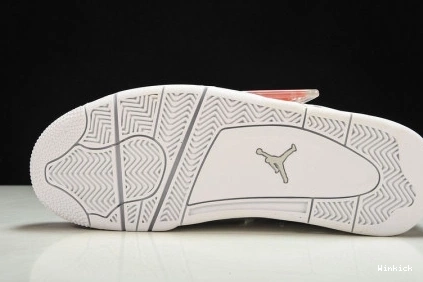 4 JORDAN RETRO AIR “PURE MENS WHITE MONEY” 308497-100 0805